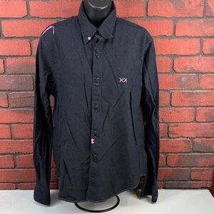 Project E Vintage Womans Medium Button Down - Bold, Casual